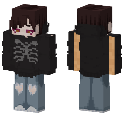 Oc Jin Minecraft Bedrock skin
