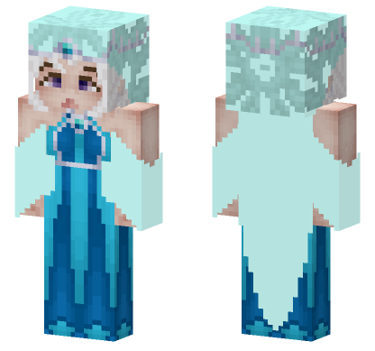 Ocean Princess Minecraft Bedrock skin