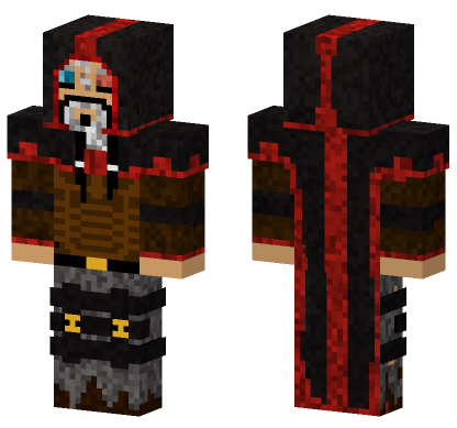 Odin Allfather Cloaked Minecraft Bedrock skin