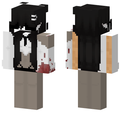 Office Girl Minecraft Bedrock skin