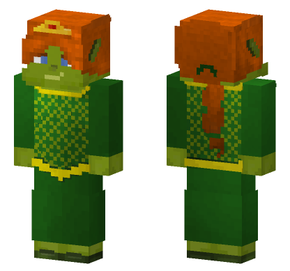 Ogre Princess Fiona Dreamworks Pack Minecraft Bedrock skin