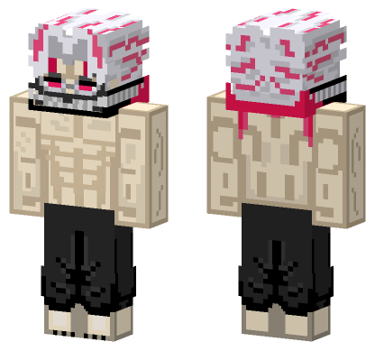 Okarun Turbo Transformed Skin Minecraft Bedrock skin