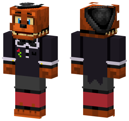 Old Freddy FNAF Minecraft Bedrock skin