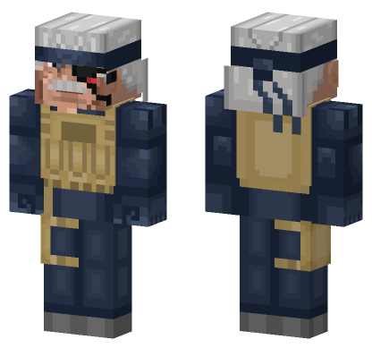 Old Snake MGS4 HD Minecraft Bedrock skin