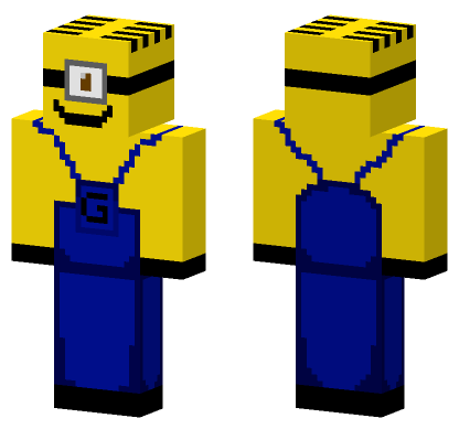 One Eyed Minion Minecraft Bedrock skin