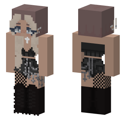 Oop 5747053 Witch Skin Minecraft Bedrock skin