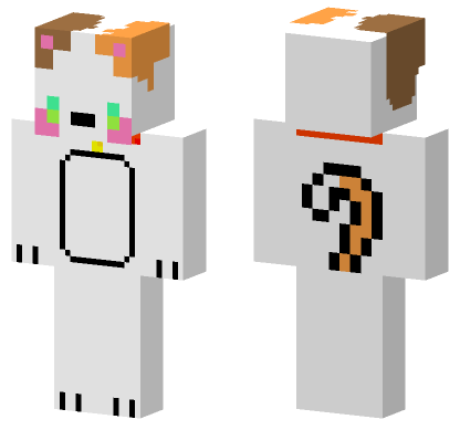 Orange Cat Outfit Minecraft Bedrock skin