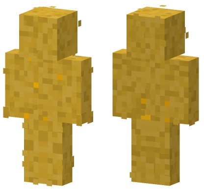 Orange Character Minecraft Bedrock skin