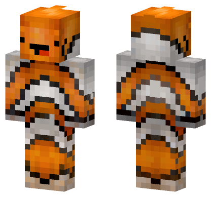 Orange Fox Skin Minecraft Bedrock skin