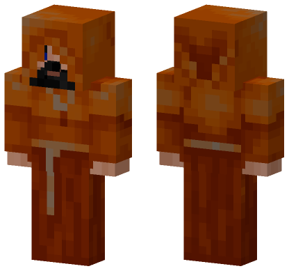Orange Robe Minecraft Bedrock skin