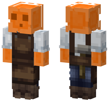 Orange Slime Minecraft Bedrock skin