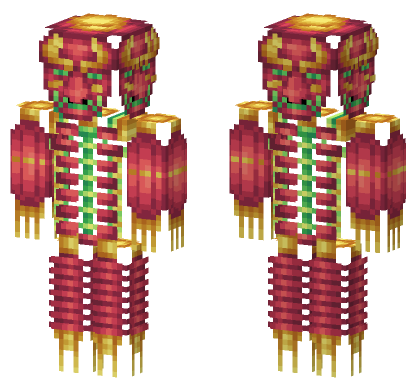 Oriental Culture Skin Minecraft Bedrock skin