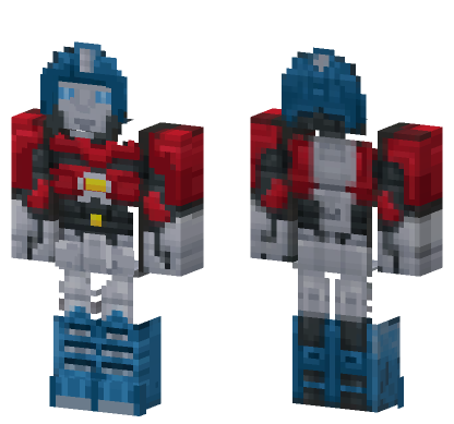 Orion Pax Optimus Prime Minecraft Bedrock skin
