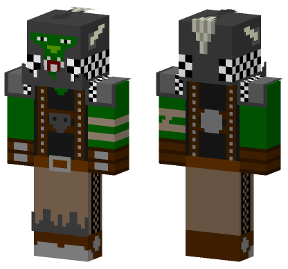 Ork Boy Goffs Warhammer 40k Minecraft Bedrock skin