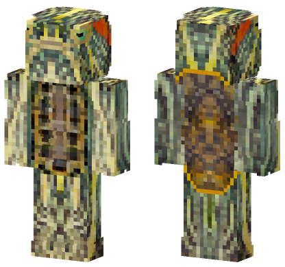 Ornate Ancient Warrior Minecraft Bedrock skin