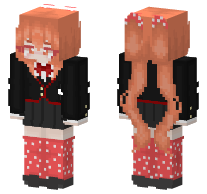 Osana Najimi Mission Mode Outfit Minecraft Bedrock skin