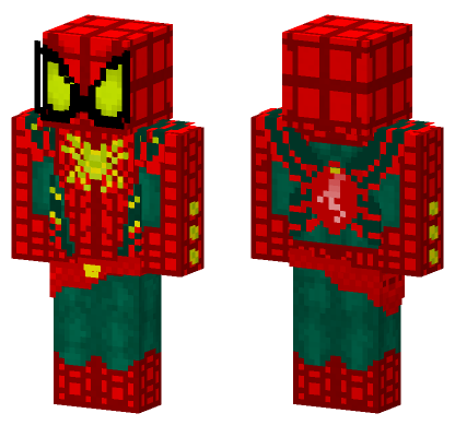 Oscorp Spider-Man Minecraft Bedrock skin