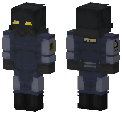 Ota Ows Nova Half Life Minecraft Bedrock skin