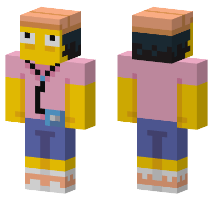 Otto Mann Minecraft Bedrock skin