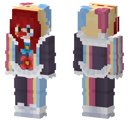 Paiaxota Clown Girl Minecraft Bedrock skin