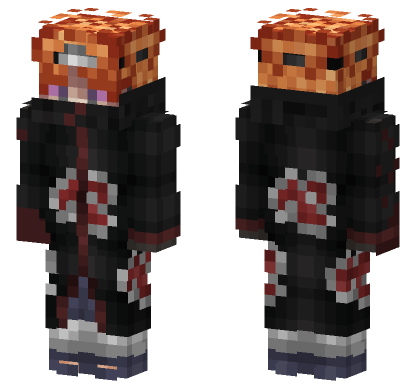 Pain Akatsuki Outfit Minecraft Bedrock skin