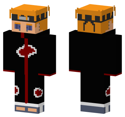 Pain Naruto Shippuden Minecraft Bedrock skin