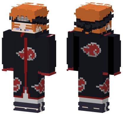 Pain Of The Akatsuki Minecraft Bedrock skin