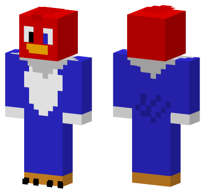 Pajaraloco Blue Bird Minecraft Bedrock skin