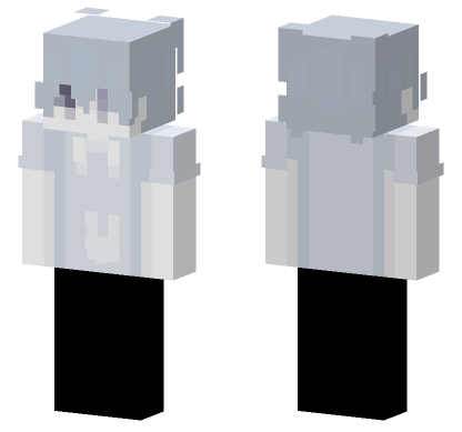 Pale Blue Winter Outfit Minecraft Bedrock skin