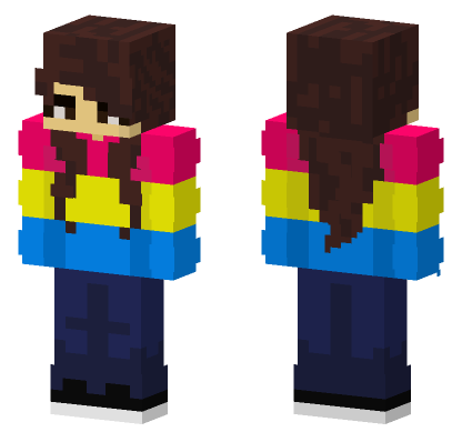 Pan Pride Outfit Minecraft Bedrock skin
