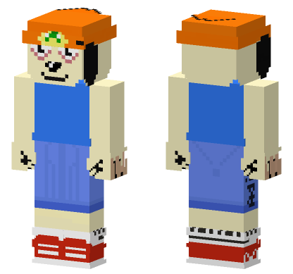 Parappa The Rapper Adidas Boxer Briefs Minecraft Bedrock skin