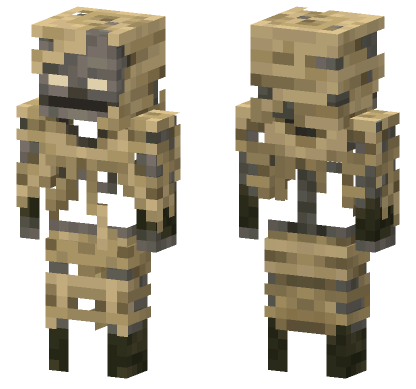 Parched Desert Dweller Minecraft Bedrock skin