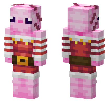 Party Axolotl Minecraft Bedrock skin