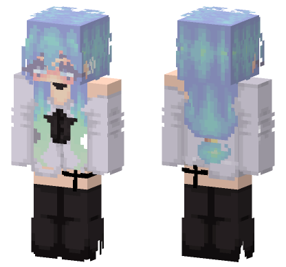 Pastel Bee Outfit Minecraft Bedrock skin