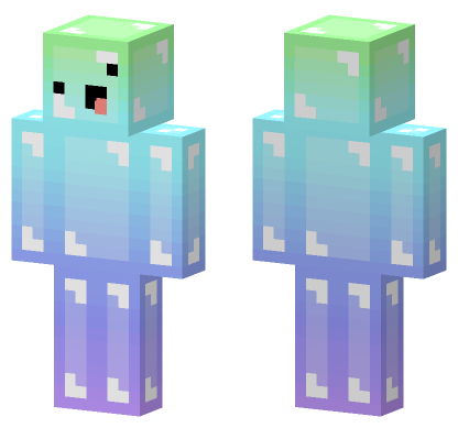Pastel Blocky Creature Minecraft Bedrock skin