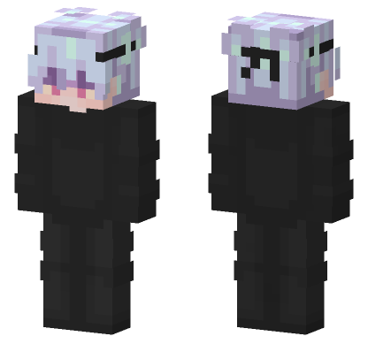 Pastel Hair Girl Minecraft Bedrock skin