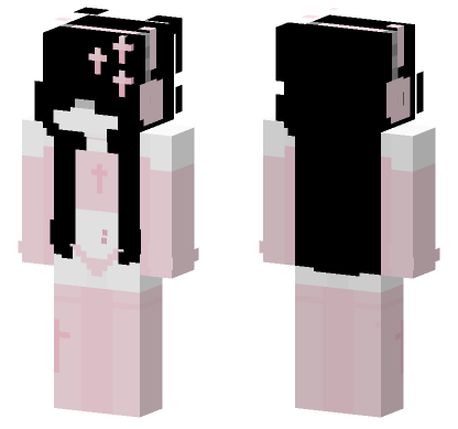 Pastel Pink Aesthetic Outfit Minecraft Bedrock skin