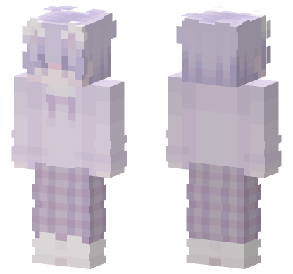 Pastel Plaid Girl Minecraft Bedrock skin