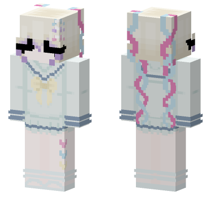 Pastel School Uniform Minecraft Bedrock skin