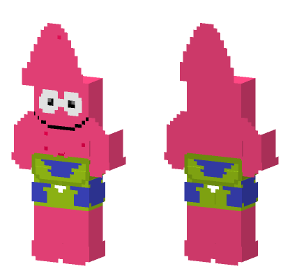 Patrick Star Spongebob Squarepants Minecraft Bedrock skin