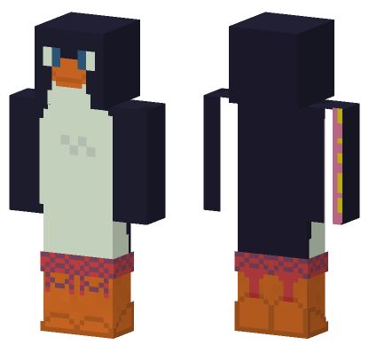 Penguin Skin Minecraft Bedrock skin