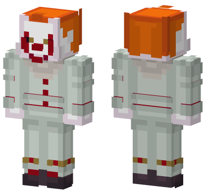 Pennywise Skin Minecraft Bedrock skin