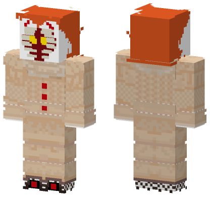 Pennywise The Dancing Clown Minecraft Bedrock skin