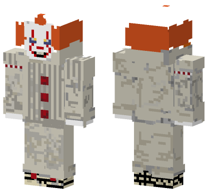 Pennywise The Dancing Clown Minecraft Bedrock skin