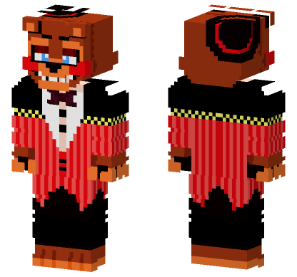 Performer Toy Freddy Minecraft Bedrock skin