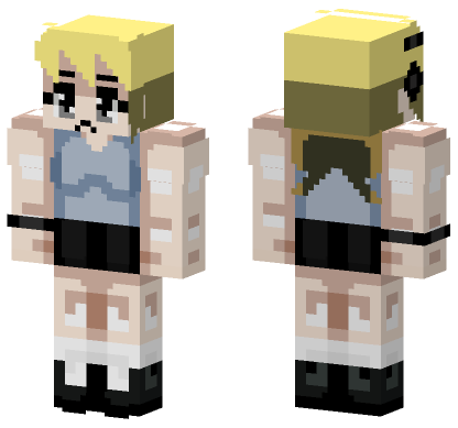Peyton High Quality Minecraft Bedrock skin