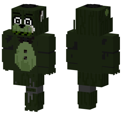 Phantom Freddy Skin Minecraft Bedrock skin