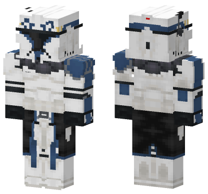 Phase 1 Captain Rex Star Wars Minecraft Bedrock skin