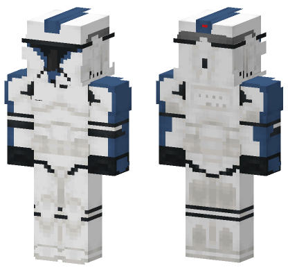 Phase I 501st Clone Trooper Minecraft Bedrock skin