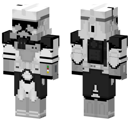 Phase II Plain Arc Trooper Minecraft Bedrock skin